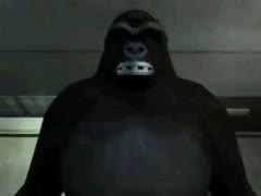 Bizarre animation clip features heavy gorilla sliding his huge shlong into miniature legal age teenager